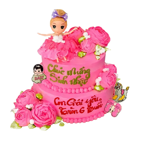 Bánh kem BE27 – Mẫu tặng Bé Gái
