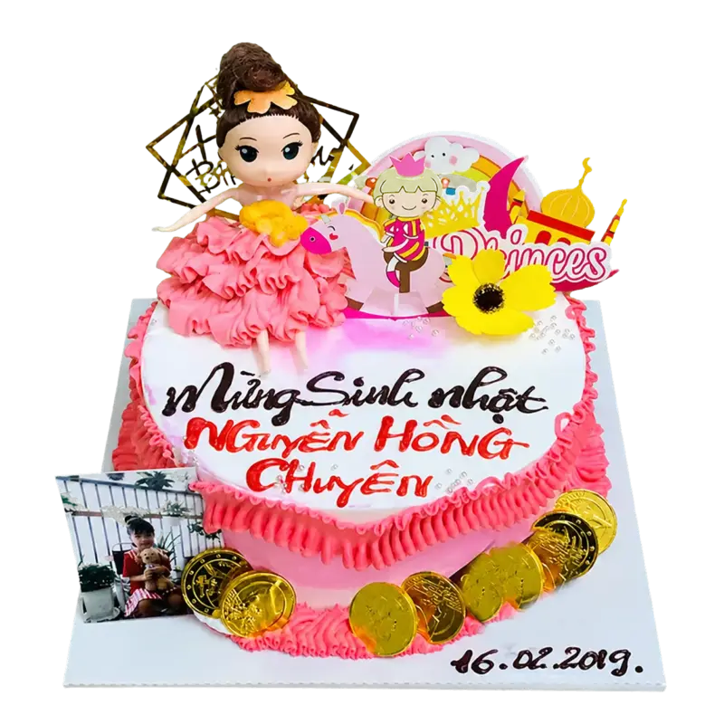 Bánh kem BE44 – Mẫu tặng Bé Gái