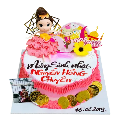 Bánh kem BE44 – Mẫu tặng Bé Gái