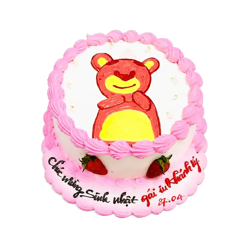 Bánh kem BE49 – Mẫu tặng Bé Gái