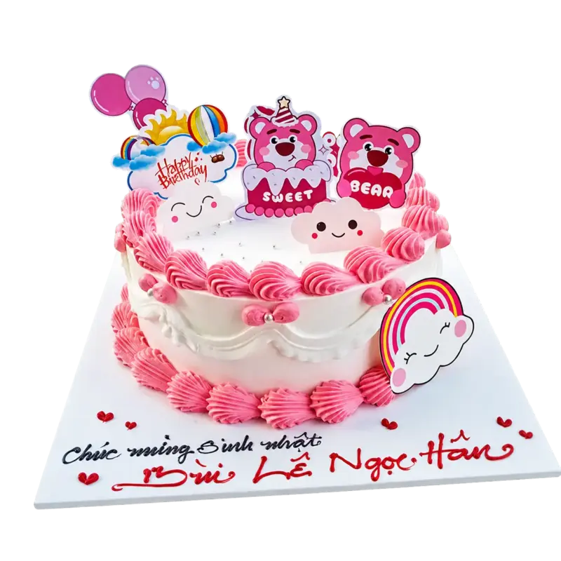 Bánh kem BE60 – Mẫu tặng Bé Gái