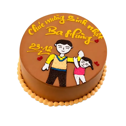 Bánh kem BO13 – Mẫu tặng Bố Yêu
