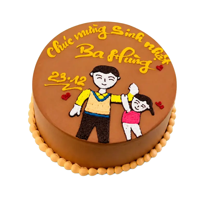 Bánh kem BO13 – Mẫu tặng Bố Yêu