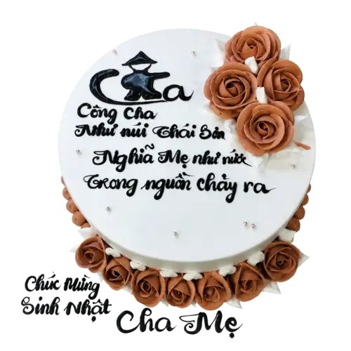 Bánh kem BO19 – Mẫu tặng Bố Yêu