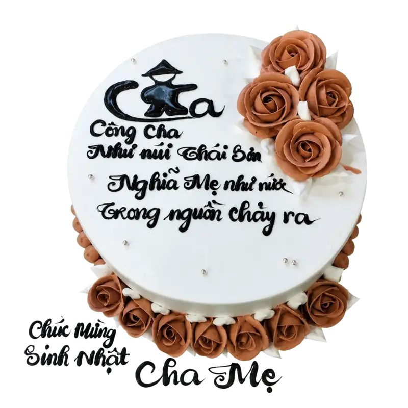 Bánh kem BO19 – Mẫu tặng Bố Yêu