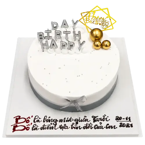 Bánh kem BO6 – Mẫu tặng Bố Yêu