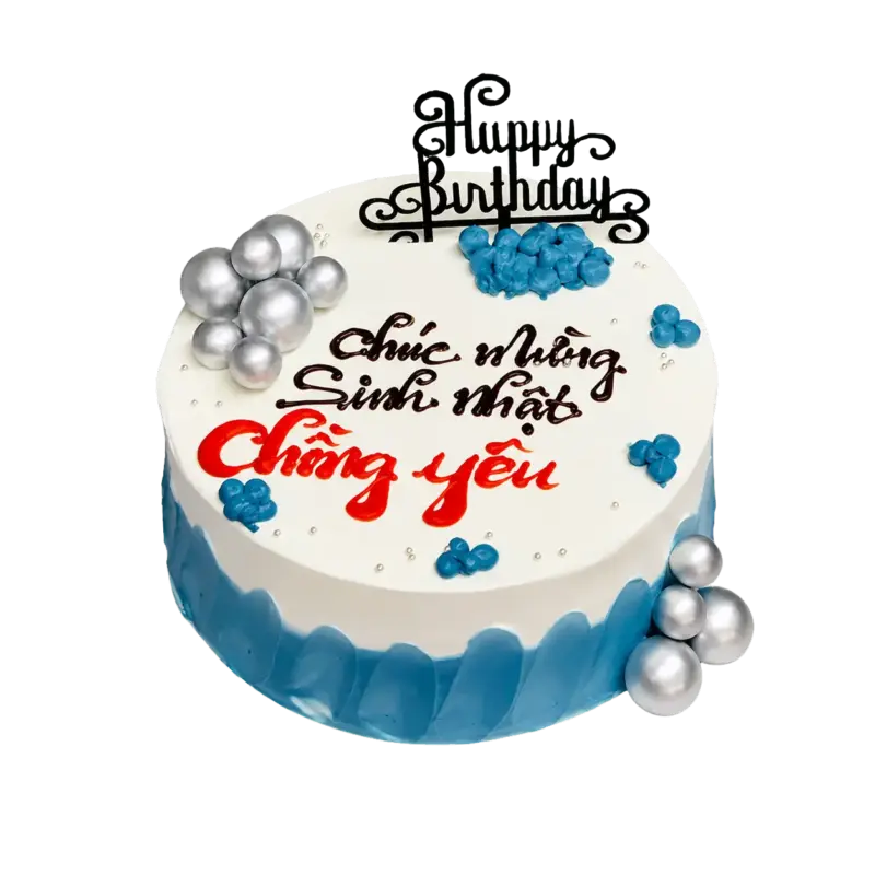 Bánh kem CH16 – Mẫu tặng Chồng - Ông Xã