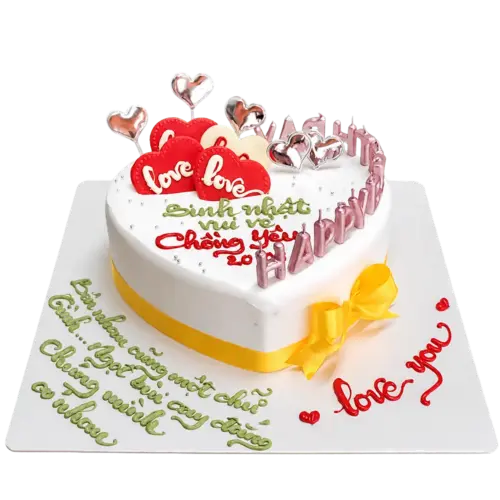 Bánh kem CH35 – Mẫu tặng Chồng - Ông Xã