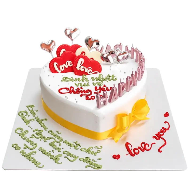 Bánh kem CH35 – Mẫu tặng Chồng - Ông Xã
