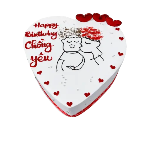 Bánh kem CH37 – Mẫu tặng Chồng - Ông Xã
