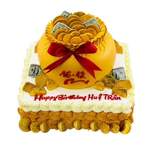Bánh kem HU26 – Mẫu tặng Khai Trương Tất Niên