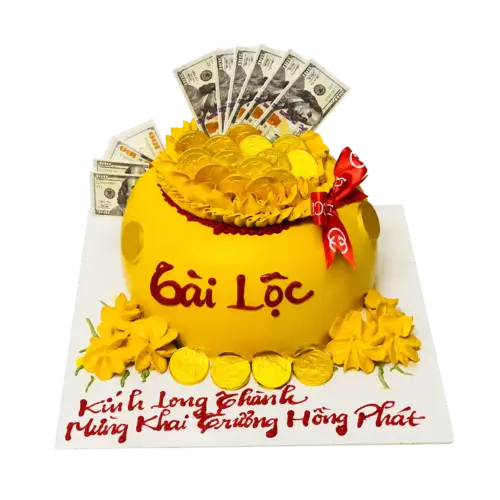 Bánh kem HU33 – Mẫu tặng Khai Trương Tất Niên