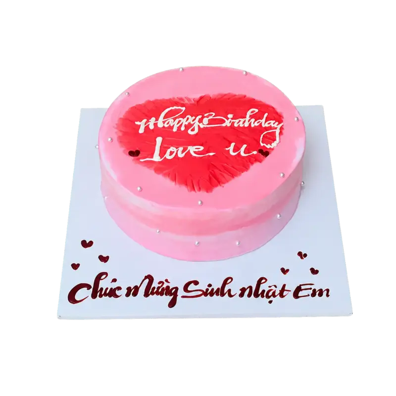 Bánh kem NY28 – Mẫu tặng Người Yêu