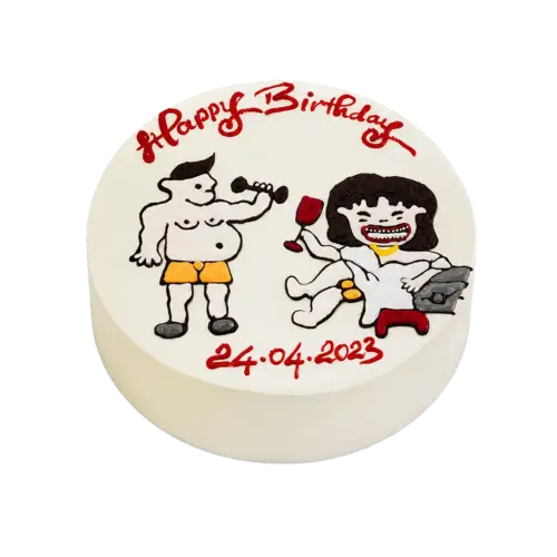 Bánh kem V28 – Mẫu tặng Vợ - Bà Xã