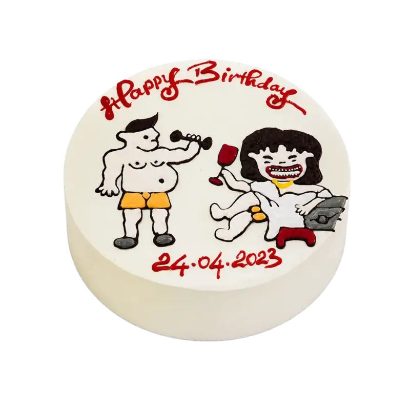 Bánh kem V28 – Mẫu tặng Vợ - Bà Xã