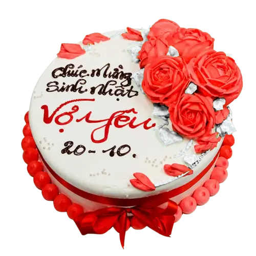 Bánh kem VO4 – Mẫu tặng Vợ - Bà Xã