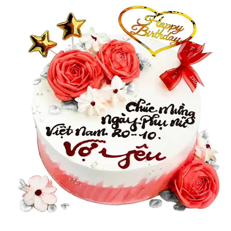 Bánh kem VO5 – Mẫu tặng Vợ - Bà Xã