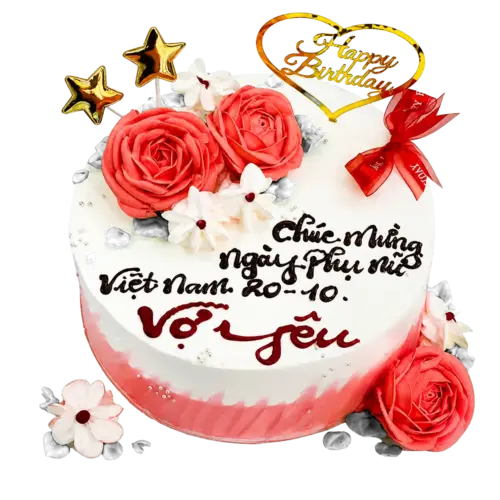 Bánh kem VO5 – Mẫu tặng Vợ - Bà Xã